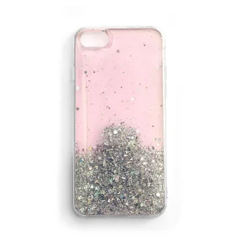 Wozinsky Star Glitter Case for Xiaomi Redmi K40 Pro+ / K40 / Poco F3, Pink
