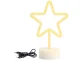 Standing LED Star 100 LED, USB/Battery, Warm Light, White