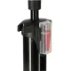 Rallex Floor Bicycle Pump with Pressure Gauge, 11 Bar, Black