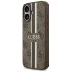 Guess 4G Printed Stripes MagSafe Case for iPhone 17, Brown