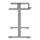 Maclean MC-790NG Manual Height Adjustable Desk Frame, 70-118 cm, Grey