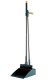 Long Handled Broom and Dustpan Set with Comb and Floor Squeegee