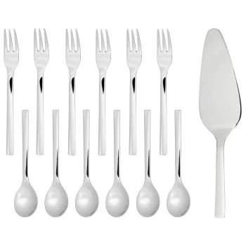 WMF Nuova Cake Cutlery Set, 13 Pieces, for 6 People