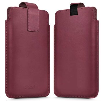 Tech-Protect SM65 Pouch Case for 6.0-6.9" Smartphones, Burgundy