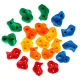 Kids Climbing Holds 20 Pack with Mounting Hardware for Climbing Wall, Colourful