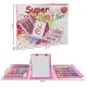 Kid\'s Painting Drawing Accessories (pencils, paints, brushes, etc.) Set in a Case, 208 pcs.
