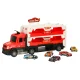 Children Car Truck Transporter Vehicles Carry Toy + track