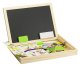 Double-sided magnetic board with accessories