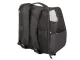 Ventilated Pet Carrier Backpack with Bubble Window for Cats and Small Dogs, Black
