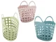 Shopping basket handy for mushrooms vegetables fruits handles picnic