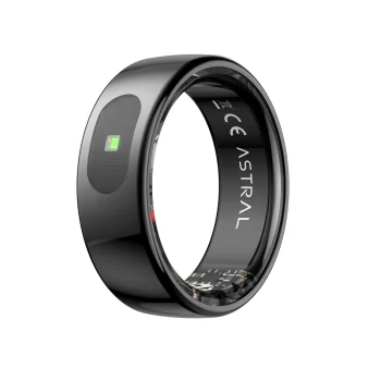 Forever Astral SR-100 Smart Ring, Size 7, Black