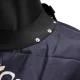 Activeshop Barber Cape with Rubber Collar J-456 Black