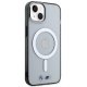 BMW iPhone 14 Case Silver Ring MagSafe, Transparent