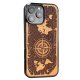 Bewood Wooden Case for iPhone 16 Pro MERBAU WINDOW ROSE