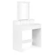 Modernhome Vanity Table with LED Mirror and 2 Drawers