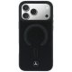 Mercedes Leather 3D MagSafe Case for iPhone 17 Pro Max, Black
