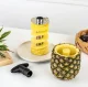 Pineapple Corer and Slicer, Silver/Black
