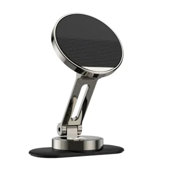 Wozinsky WPT-605 magnetinis automobilinis telefono laikiklis ant panelės, pilkas
