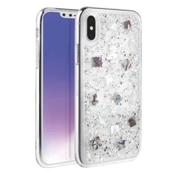 Apple iPhone XS Max 6.5" Uniq Etui Lumence Case Cover, Silver