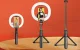 Puluz Selfie Stick Tripod Telescopic Stand and Bluetooth Remote Control with LED ring 16cm