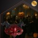 Ruhhy 26123 Demon / Devil Mask with Horns, Red/Black