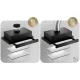 Berdsen BT-241 Telescopic Built-in Cooker Hood 60 cm, Black