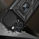 Hybrid Armor Camshield Case for Vivo Y16 / Y02s, Black