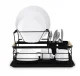 Massido MS-601 Two-level Dish Dryer, Black
