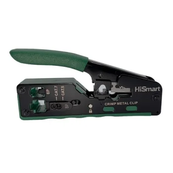 Crimping Tool with Stripper and Cutter for CAT5, CAT6, CAT7, RJ45, RJ12