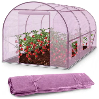 Plonos Garden Polytunnel Foil Cover 2x3 m (6 m²), Pink