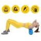 Massage Foam Roller with Studs 4Fizjo CARE+ 90 cm, Blue