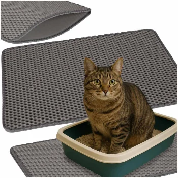 Waterproof Double-Layer Cat Litter Mat, 40x60cm