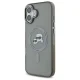Karl Lagerfeld IML Metal Karl&Choupette Head MagSafe dėklas iPhone 16 Plus, juodas