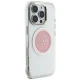 Guess iPhone 16 Pro Max Case IML Metal Colored Circle MagSafe, Pink