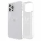 Adidas iPhone 13 Pro Max Case OR Protective Clear Case Glitter, Silver