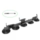 Rockbros XP1003 Suction Cup Roof Bike Rack for 3 Bikes - Black