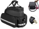 Large Bicycle Pannier Rack Bag 30L Black