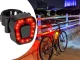 Rear Bicycle Light 14 LED USB Rechargeable Red Light, Black
