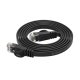 Сетевой кабель Orico PUG-C6B CAT6 RJ45, Плоский, 15м, Черный