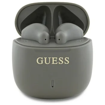 Guess TWS Bluetooth Headphones Printed Classic Logo, Taupe
