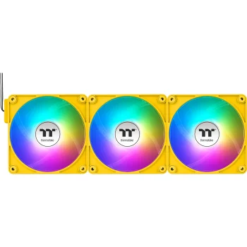 Thermaltake CT120 EX Reverse ARGB Sync Bumblebee PC Fans, 3 Pack