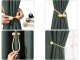 Decorative Clips Holders For Curtains Magnetically Strong, Gold