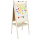 Children\'s Double-sided Magnetic Wooden Drawing Board with Accessories, 40x45x100 cm