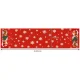 Ruhhy 22483 Christmas Table Runner with Gnomes, 220x40 cm, Red