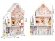Ecotoys XXL Wooden Dollhouse Rezydencja Pudrowa