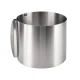 Zortiva Adjustable Cake Ring Baking Mold, 16-30 cm, Height 15 cm