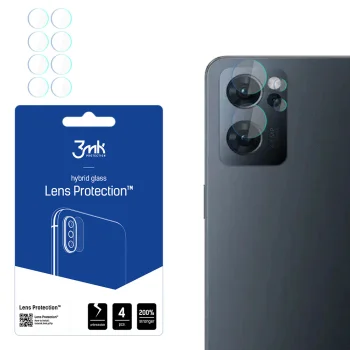 Hybrid Camera Lens Glass 3mk Lens Protection for Oppo Reno 7 5G, 0.16 mm, 6H