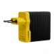 FNIRSI 65W GaN USB-C Power Supply Charger, Yellow and Black