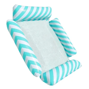 Inflatable Water Mattress Lounge Chair DA390, Blue