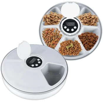 Automatic Dry Food Dispenser for Dogs and Cats 6 Meals
